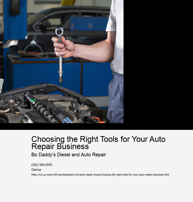 Choosing the Right Tools for Your Auto Repair Business 