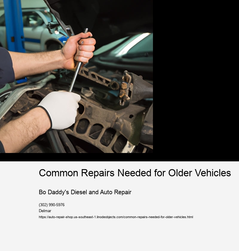 Common Repairs Needed for Older Vehicles 