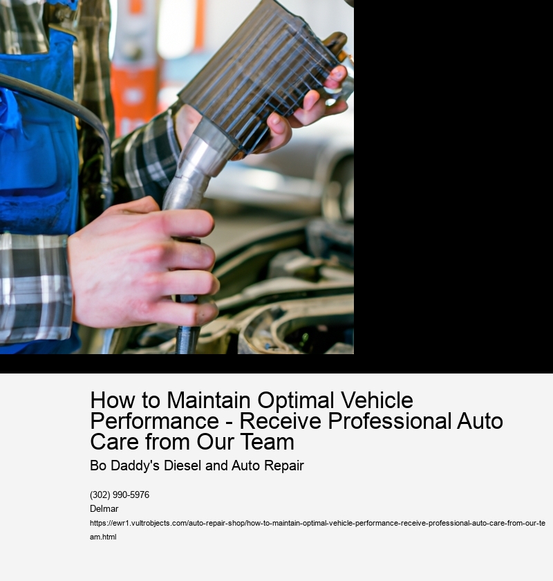 How to Maintain Optimal Vehicle Performance - Receive Professional Auto Care from Our Team 