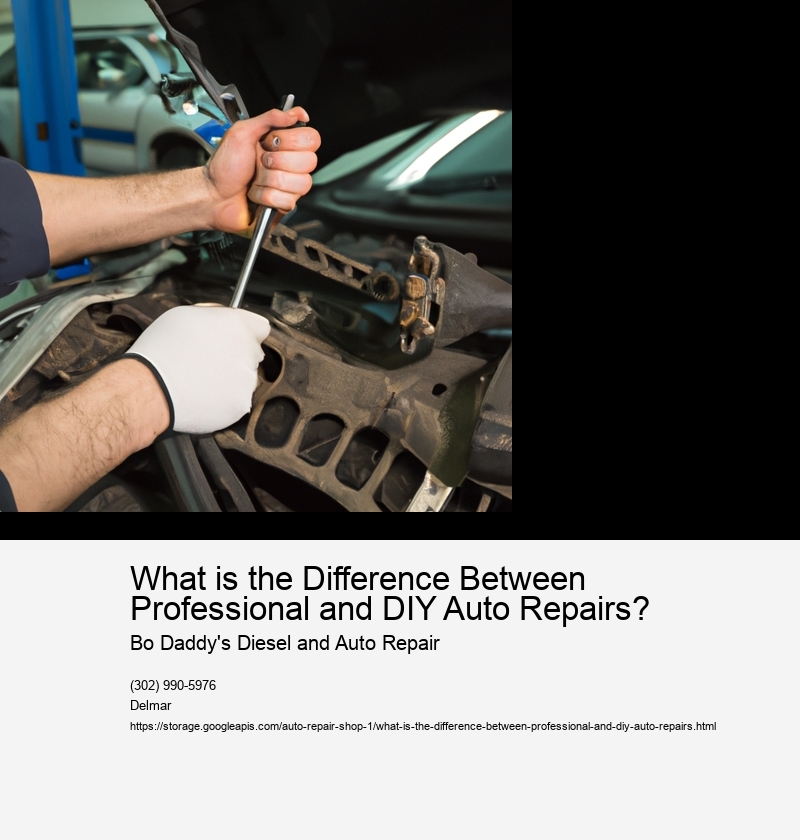 What is the Difference Between Professional and DIY Auto Repairs? 